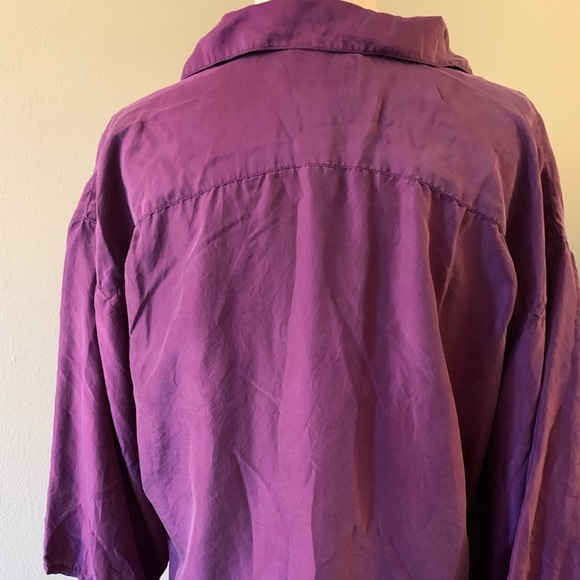 Vintage Silk Short Sleeve Shirt - Picture 3 of 5